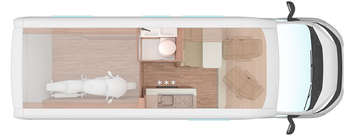 Fahrzeugabbildung Weinsberg CaraBus 630 MEG [OUTLAW] (Motorradgarage)