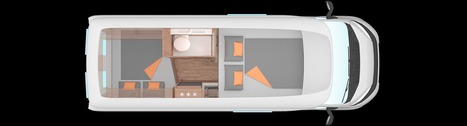 Fahrzeugabbildung Weinsberg CaraBus 600 EDITION [Fire] 600 MQH (AHK, Navi)